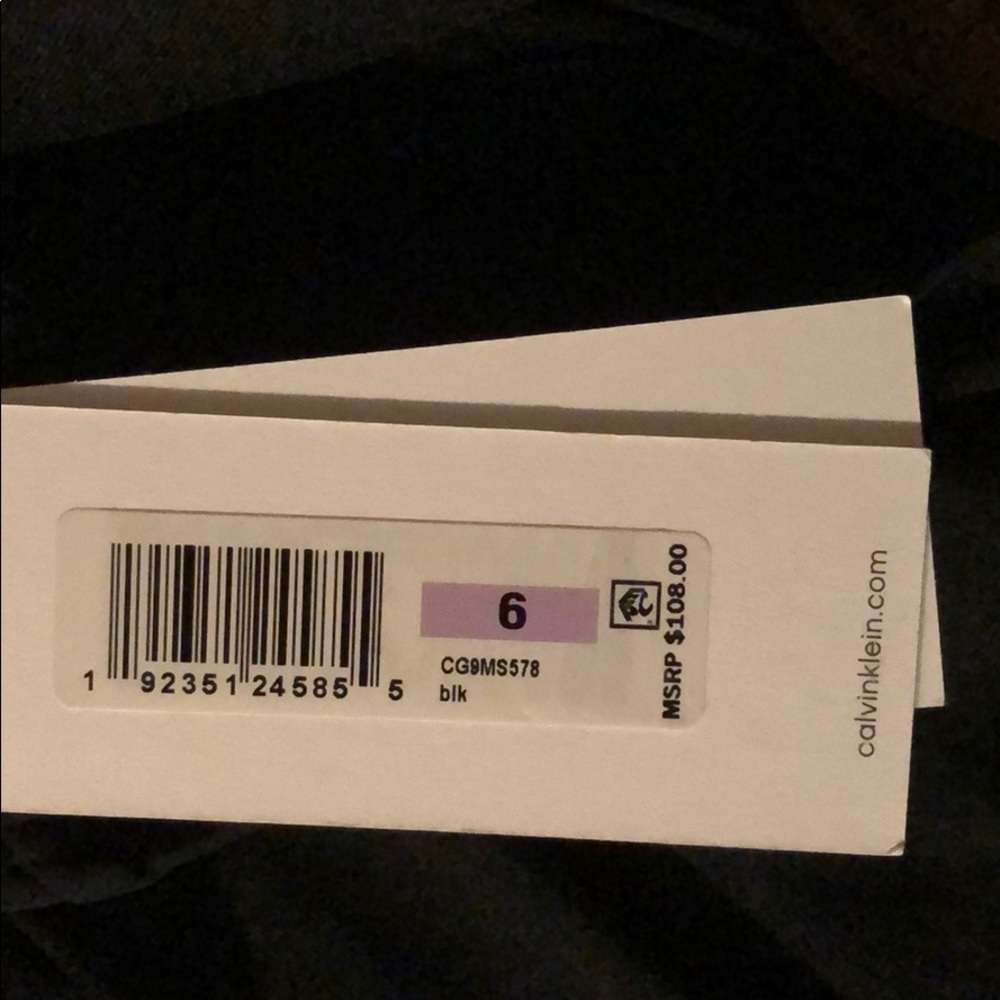 CALVIN Klein Shirred Solid One Piece Swimsuit - Picture 2 of 5